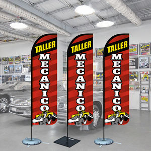 ธงขนนกชายหาดกันลมสำหรับโฆษณาร้านซ่อมรถยนต์ปรับแต่งได้ - Product Image 2