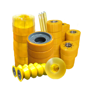 Hiệu suất cao 1 inch <span class=keywords><strong>Polyurethane</strong></span> PU bánh xe cao su bền <span class=keywords><strong>roller</strong></span> coaster bánh xe cho tốc độ cao sử dụng - Product Image 4