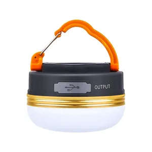 3 modo de trabajo multifuncional al aire libre impermeable portátil colgante magnético ligero USB recargable LED LUZ DE Camping