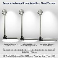 HUADONG Industrial Temperature Sensor 1200c K Type Stainless Steel Tube Thermocouple Armored