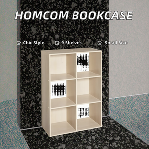 Bibliothèque moderne à compartiments en bois <span class=keywords><strong>pour</strong></span> la maison, le bureau, l'hôtel, le salon, les meubles, le cube mural, la chambre d'étude - Product Image 2