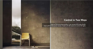 T3 PWM RF kính cảm ứng Bảng điều chỉnh chuyển đổi Dimmer cho RGB RGBW <span class=keywords><strong>LED</strong></span> ánh sáng không dây điều khiển từ xa tường <span class=keywords><strong>Led</strong></span> điều khiển - Product Image 5