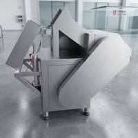 Machine à découper la viande congelée, équipement industriel de découpe de viande pour le traitement des blocs de bœuf, de porc et de poulet