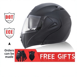 Casco de Motocicleta VIRTUE para Hombre, Tipos Abierto y Cerrado, Doble Lente, Patrón de Imitación de Fibra de Carbono, Certificado DOT/ECE, para Uso en Carretera - Product Image 3