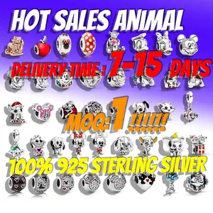 2024 Hot sales charms for bracelet fit charms bracelets 925 sterling silver charms