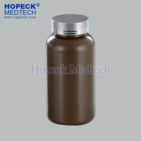 HOPECK Flacon en PET de qualité médicale de 5 à 120 ml avec impression sérigraphique couleur personnalisée pour médicaments et vitamines, bouchon à vis