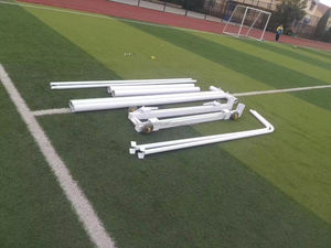 Offre Spéciale 5 personnes usine bas prix 3m * 2m Portable pleine grandeur buts de Football professionnel pour terrain de Football gazon artificiel - Product Image 3