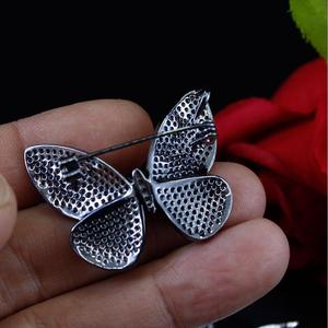 Rakol EP2552 elegante zircon Latón chapado en rodio <span class=keywords><strong>broche</strong></span> de mariposa para las niñas - Product Image 2