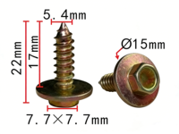Clips métalliques automobiles fournis par l'usine chinoise, attaches métalliques pour voitures, clips automobiles et attaches en plastique 152223