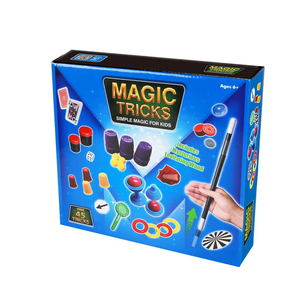 Set di Trucchi Magici in Plastica per Bambini, 45 Trucchi Facili, Bacchetta Levitante, Istruzioni Passo-Passo, Guida Video con Codice QR per Spettacoli e Feste - Product Image 3