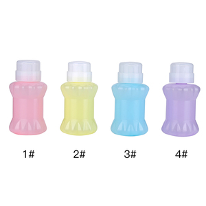 Flacon pompe en plastique couleur diamant 220 ml pour dissolvant de vernis à ongles, nettoyant à l'alcool, distributeur de liquide - Product Image 6