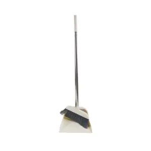 Customized Wholesale Cleaning Brush Pp Plastic Dustpan Set With Broom Set And Cover For Carpet Floor