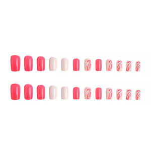 Oferta Especial: Set de 24 <span class=keywords><strong>Uñas</strong></span> Postizas Vibrantes en <span class=keywords><strong>Rosa</strong></span>, Fáciles de Aplicar y Reutilizables para Niñas/Mujeres - Product Image 5