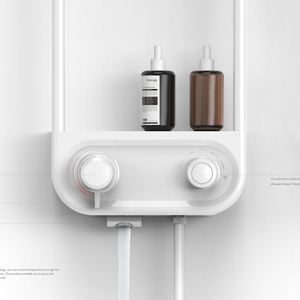 Ensemble <span class=keywords><strong>de</strong></span> <span class=keywords><strong>douche</strong></span> mural numérique moderne à effet pluie pour salle <span class=keywords><strong>de</strong></span> bain, avec mitigeur, en promotion - Product Image 5