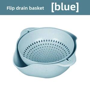 Çift katmanlı esnek BPA içermeyen plastik mutfak lavabo kevgir gıda sınıfı salata süzgeç su akan musluk ile DIY kevgir - Product Image 5