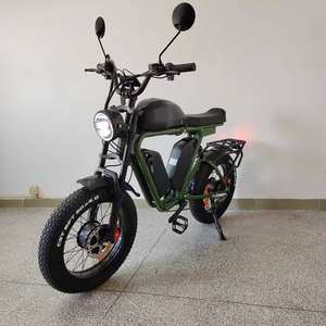 Vélo électrique à double moteur 2000W, <span class=keywords><strong>triple</strong></span> batterie 52V, 70Ah, suspension complète, frein hydraulique, pneu à longue portée, cadre en aluminium - Product Image 5