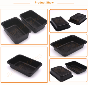 Palet de Plástico para Carne al por Mayor, Bandeja de Almacenamiento Negra para Empacar Carne - Product Image 6