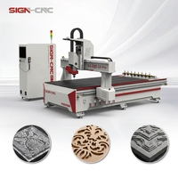 Router CNC de 3 Ejes ATC de Alta Velocidad y Alto Rendimiento, Máquina Automatizada para Trabajar la Madera