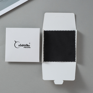 Paño de Limpieza de Plata con Logotipo Personalizado para Joyería, Paño de Pulido de Microfibra, Empaquetado Individualmente con Embalaje Personalizado - Product Image 5