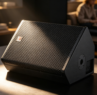 Sistem Line Array Pasif Monitor Panggung Koaksial 400W Output Speaker Kayu Lapis Impedansi 8 Ohm