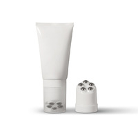 Crème pour le corps amincissante et raffermissante RTS, crème de massage pour le visage, tube souple blanc avec cinq billes en acier inoxydable, tubes compressibles souples au toucher doux