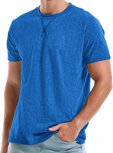 OEM Design Men's Summer Casual T-Shirt Quick Dry 100% Cotton Custom Logo Printed Solid Pattern Formal Style <b>Tshirt</b> - Product Image 3