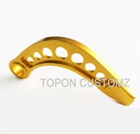Bras de suspension avant sur mesure en aluminium/acier de forme spéciale, usinage CNC, anodisé, pièce de suspension automobile, traitement personnalisé