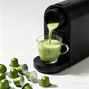 Cápsulas de Matcha de Grado Ceremonial Compatibles con Nespresso Original Line, Cápsulas de Té Verde Japonés Orgánico para Máquina de Espresso - Product Image 2