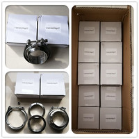 1.5 英寸不锈钢快速释放 V 型带夹套件、夹具和法兰 V 型带连接器，适用于泵/发动机/排气系统