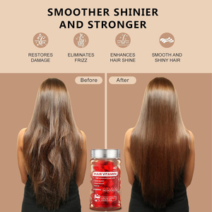 OEM siero di cheratina con Capsule di vitamine vegane organiche per capelli con olio di Argan senza risciacquo, trattamento di riparazione liscia - Product Image 5