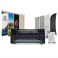 Printer Bendera Sublimasi Dua Sisi Kecepatan Tinggi 2.05m dengan 4 Printhead I1600 untuk Pencetakan Kain Spanduk dan Iklan