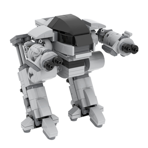 NOUVEAU Modèle de chapeau RoboCop ED209 Ensembles de construction en plastique pour enfants Briques de construction Jouets de puzzle - Product Image 3