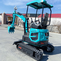 Mini-Pelle 1,8 Tonnes Fournisseur Chenillée EPA Euro5 Moteur Kubota Pelleteuse Service Après-Vente Gratuit Prix Machine Mini-Pelle Agricole