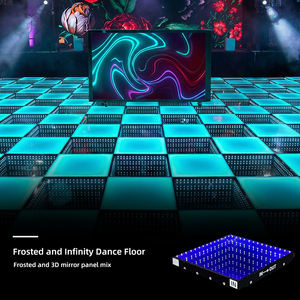 Emocionante Pista de Baile LED Magnética Azul Abismo 3D, Atracciones Infantiles Mágicas, Cubo Mágico, Cuerdas de Caramelo, Arcoíris, E27, Control DMX512, IP68 - Product Image 1
