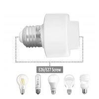Enchufe Inteligente WiFi Yiweilian con Portalámparas E26/E27, Control Remoto Inalámbrico para Teléfono, Temporizador, Diseño de Barra con Enchufe Europeo, para Uso Doméstico