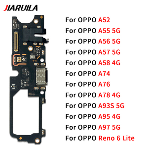 Conector de puerto de carga móvil para <span class=keywords><strong>Oppo</strong></span> <span class=keywords><strong>A52</strong></span> A55 A56 A57 A58 A74 A76 A78 A92 A95 4G A93S A97 5G Reno 6 Lite piezas de placa de <span class=keywords><strong>cargador</strong></span> - Product Image 4