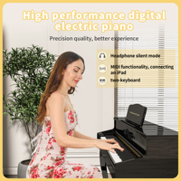 LeGemCharr Electronic Piano 88 Keys Electric Piano Keyboard Digital Piano 88 Keys
