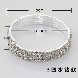 Pulsera de <span class=keywords><strong>brazo</strong></span> de danza del vientre tribal accesorio de cuentas de práctica de rendimiento con material de diamantes de imitación - Product Image 3