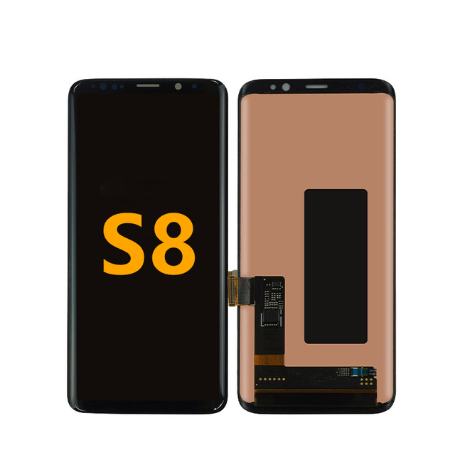 100% Original Touch Display AMOLED Mobile Parts LCD Assembly for Samsung Galaxy S8