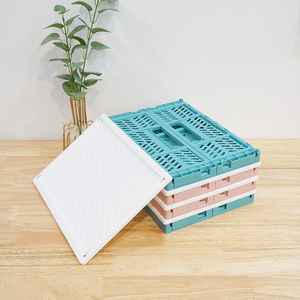 2020 nuevo estilo medio hogares plegable cocina frutas cesta de almacenamiento con tapa - Product Image 6