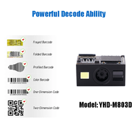 Module de Scanner de codes à barres infrarouge CMOS 2D fixe Interface USB/COM Code QR PDF417 lisible pour Mini lecteur de tourniquet de contrôle d'accès
