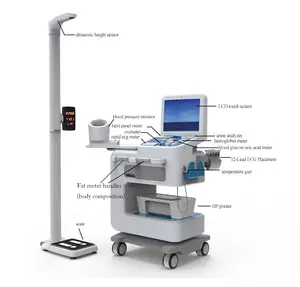 HW-V6000 Hospital Medical Terminal À Écran Tactile Auto Service Sang Pression santé kiosques Télémédecine Santé Kiosque Machine