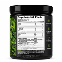 Suplemento Dietético en Polvo Instantáneo Super Green Vegano Sin Gluten, Alto en Proteínas y Bajo en Grasas, Favorece la Digestión Saludable e Inmunidad en Adultos