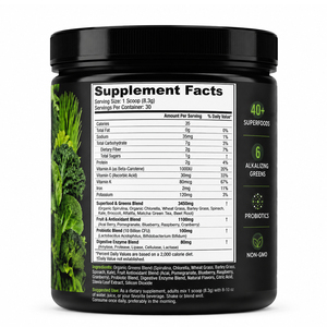 Complément Alimentaire en Poudre Instantanée Super Green Végétalien Sans Gluten Riche en Protéines et Faible en Matières Grasses Favorise une Digestion et une Immunité Saines pour - Product Image 4