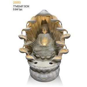 Waterfall Resin <strong>Buddha</strong> <strong>Ornaments</strong> Fountain for Indoor Decoration - Product Image 6