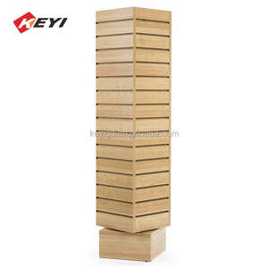 Giá Trưng Bày Trang Sức Xoay Đứng Trên Sàn Lớn Cho Cửa Hàng Giá Trưng Bày Bông Tai Trang Sức Treo Tường Bằng Gỗ - Product Image 2