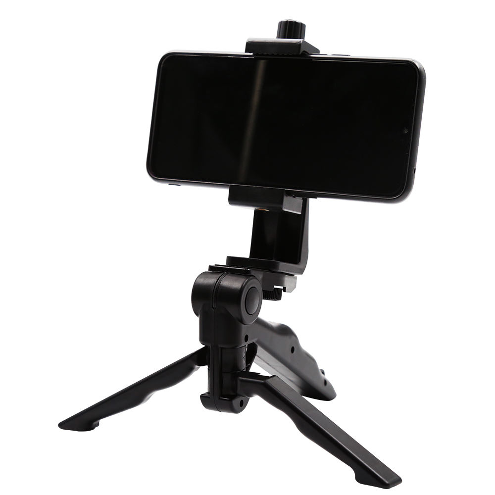 Handheld Grip Stabilizer Phone Camera Tripod Holder Selfie Stick Handle Holder Stand for Gopro iPhone Xiaomi Huawei Phone