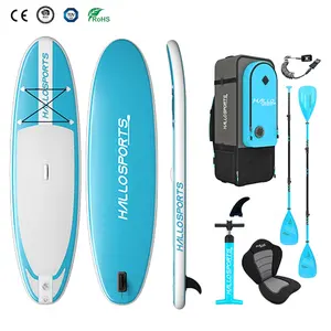 Hallosports 037 premium mini ar inflável stand up paddle sup bordo com pedal