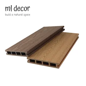 Direct Sales Outdoor Flooring Wpc Wooden Decking 3D Embossed Wood Plastic Composite Decking