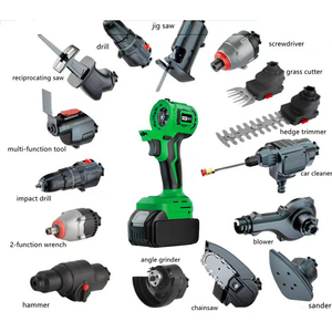 N in 1 Cordless Tool Kits Multi-Functional Power Tool Set <b>Jig</b> Saw Power Angle Chain Saw Cordless <b>Drills</b> with Box - Product Image 3